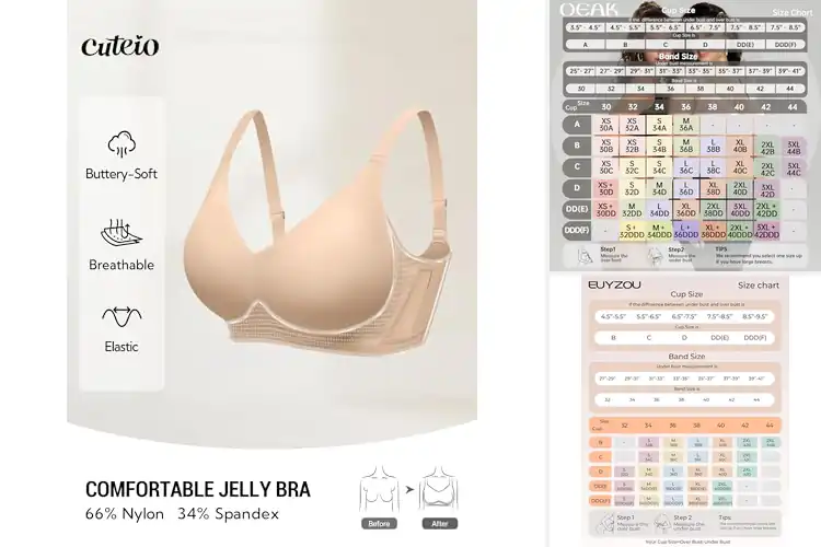Detailed view of Best 3D Supportive Bras