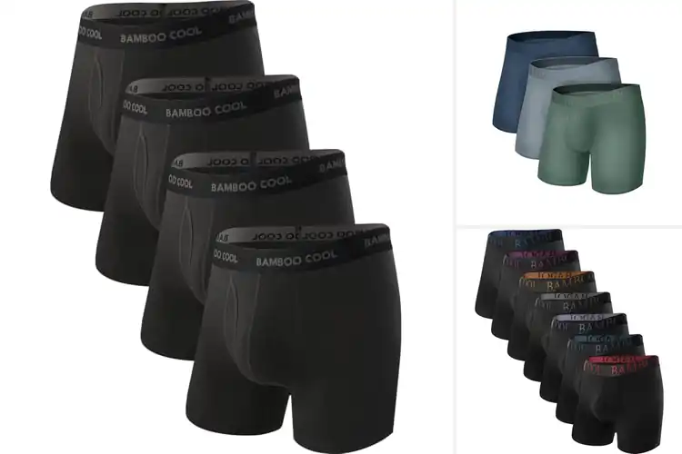 Detailed view of Best Bamboo Boxer Briefs