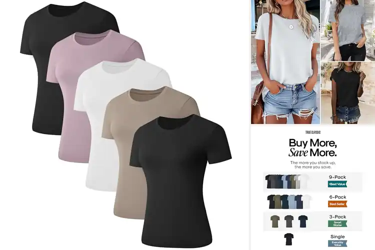 Detailed view of Best Basic Tees: Upgrade Your Wardrobe with Ultimate Comfort