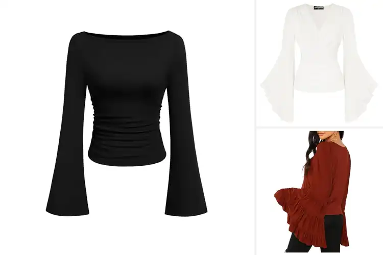 Detailed view of Best Bell Sleeve Shirts