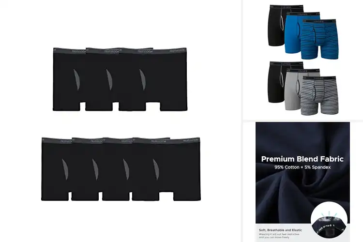 Detailed view of Best Big And Tall Boxer Briefs: Comfort & Support All Day