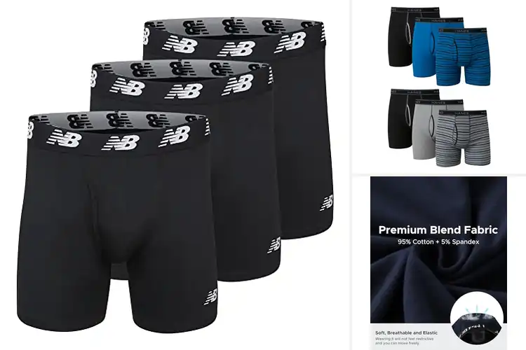 Detailed view of Best Big & Tall Boxer Briefs