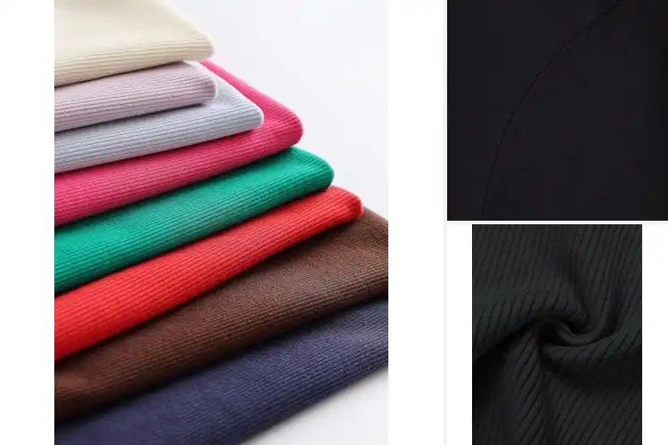 Detailed view of Best Black Rib Knit Tees: 10 Soft & Stretchy Must-Haves