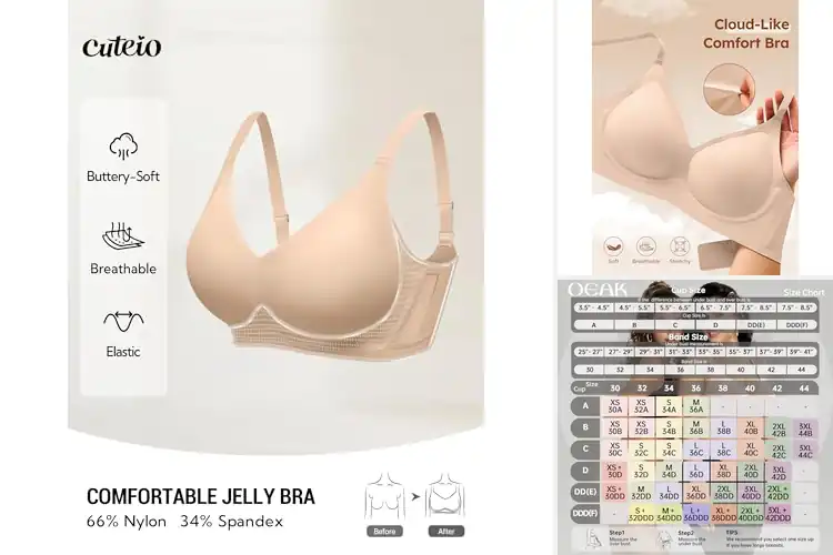 Detailed view of Best Bra With 3D Support