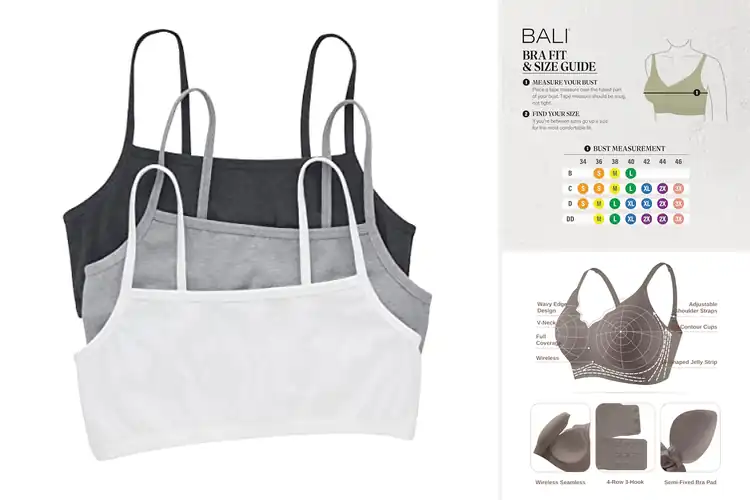 Detailed view of Best Breathable Lightweight Bras