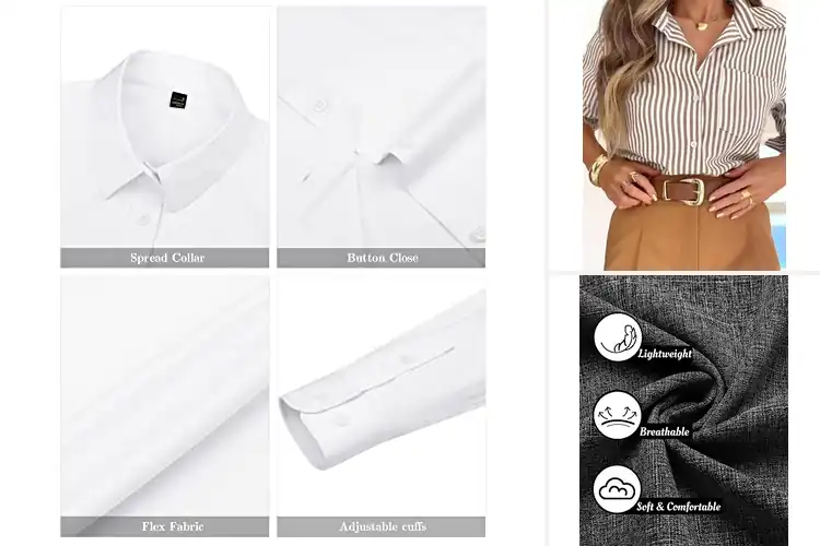 Detailed view of Best Business Casual Shirts to Elevate Your Style & Comfort