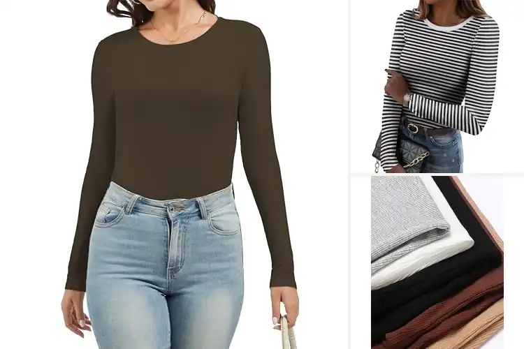 Detailed view of Best Casual Rib Knit Tops