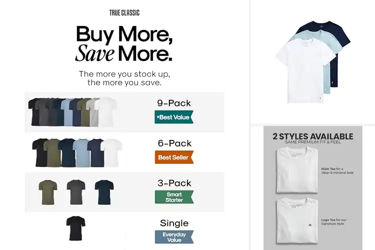 Detailed view of Best Classic Fit T-Shirts