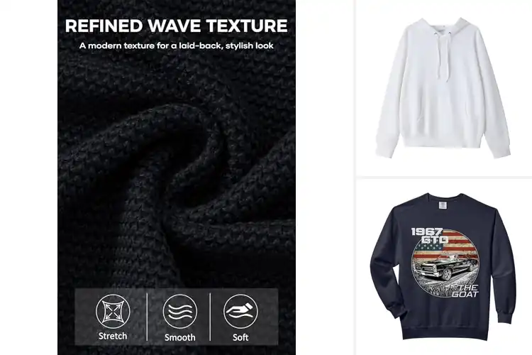 Detailed view of Best Classic Silhouette Sweatshirts