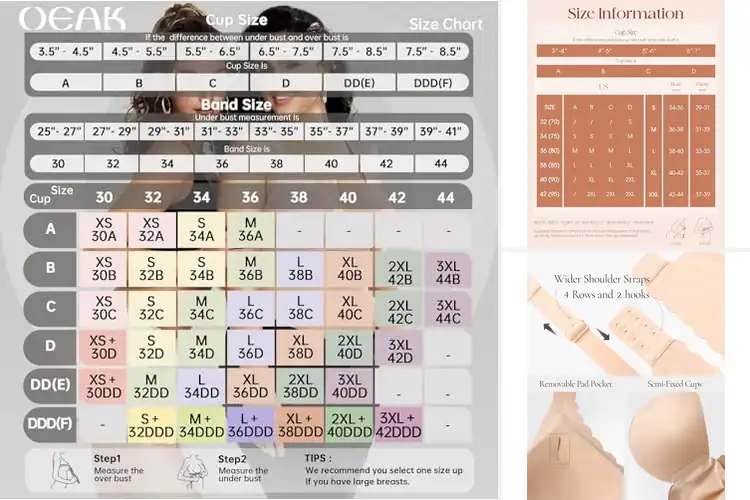 Detailed view of Best Comfortable Bras: All-Day Freedom & Style