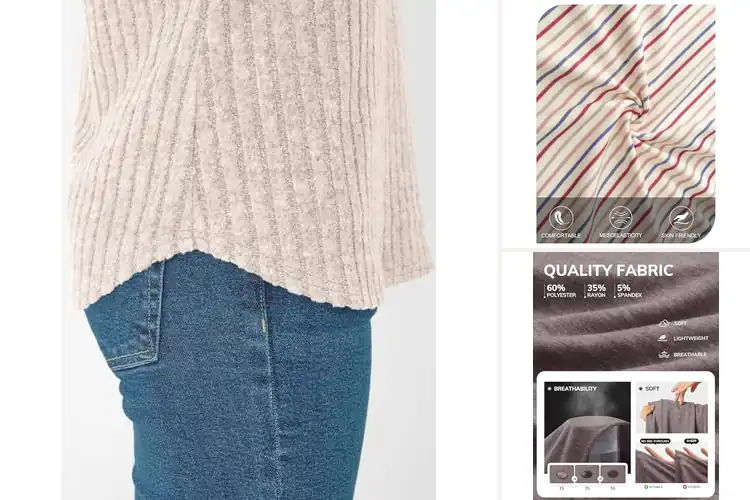 Detailed view of Best Comfortable Tops