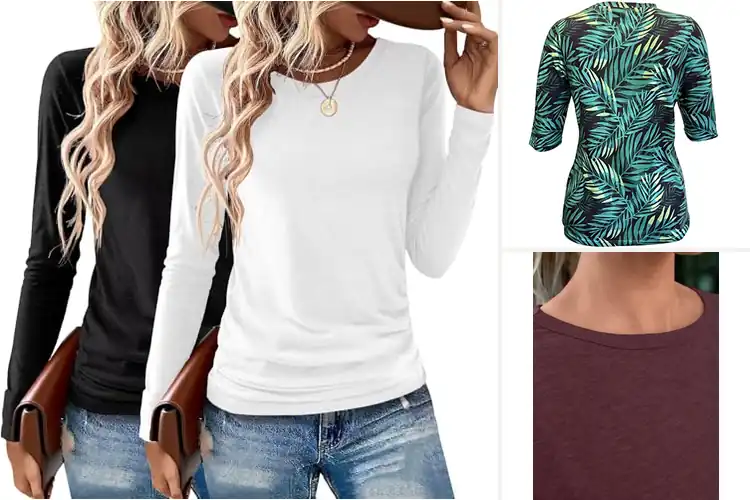 Detailed view of Best Crew Neck Tops