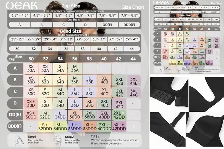 Detailed view of Best Deep V Bras For Women