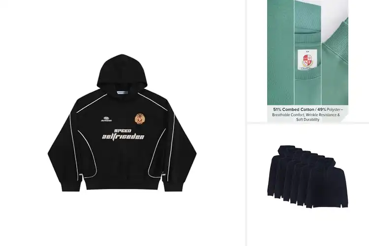 Detailed view of Best Durable Stitching Hoodies With reinforced Seams