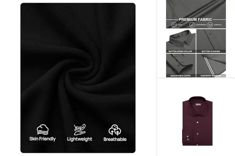 Detailed view of Best Fall Slim Fit Shirts