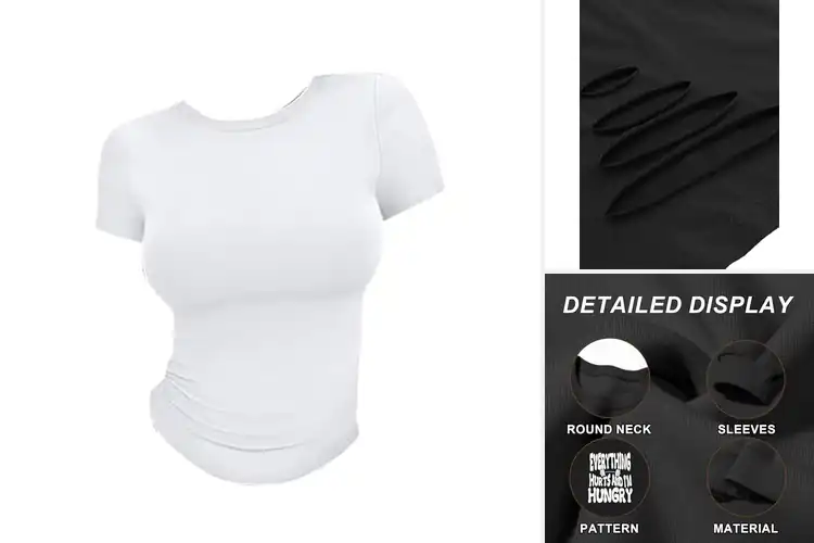 Detailed view of Best Fashionable Gym And School Tops