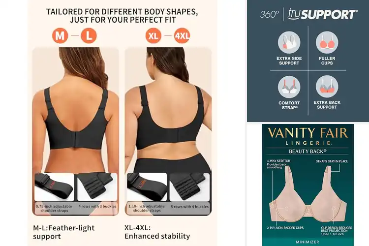 Detailed view of Best Full Support Bras