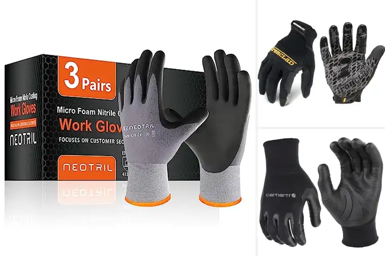 Detailed view of Best Grip Work Gloves