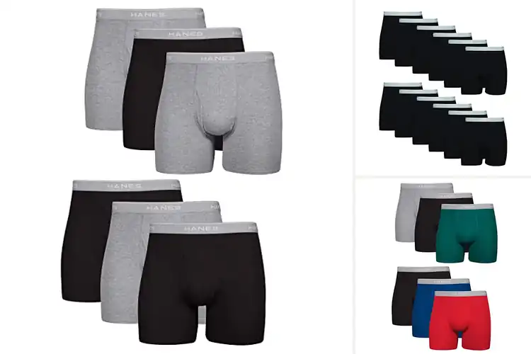 Detailed view of Best Hanes Boxer Briefs