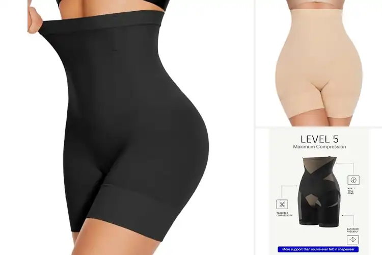 Detailed view of Best High Rise Shapewear