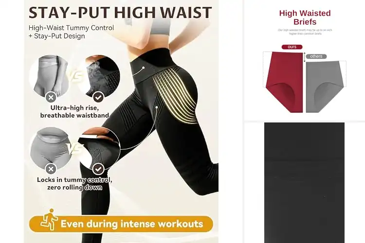 Detailed view of Best High Waist Leggings For Full Coverage