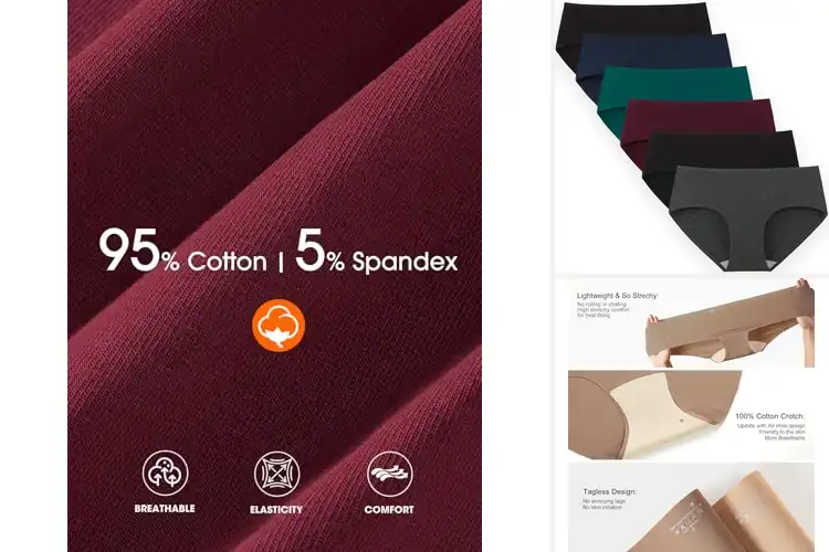 Detailed view of Best Hipster Panties Fit