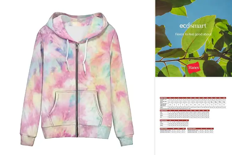 Detailed view of Best Hooded Sweatshirt With Dyed-To-Match Drawstrings