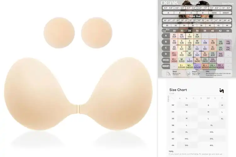 Detailed view of Best Invisible Seamless Bras