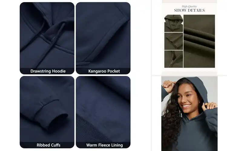 Detailed view of Best Kangaroo Pockets Hoodies For Hands And Essentials