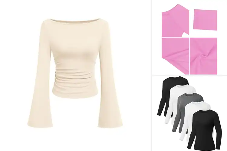 Detailed view of Best Long Sleeve Tops