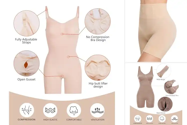 Detailed view of Best Mid Thigh Body Shapers: Top 10 for Confidence & Comfort