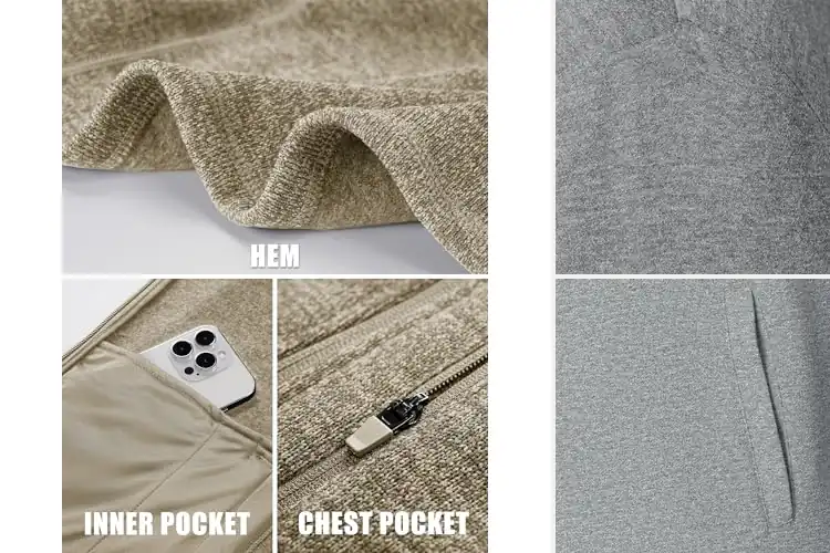 Detailed view of Best Midweight Fleece for Effortless Everyday Warmth