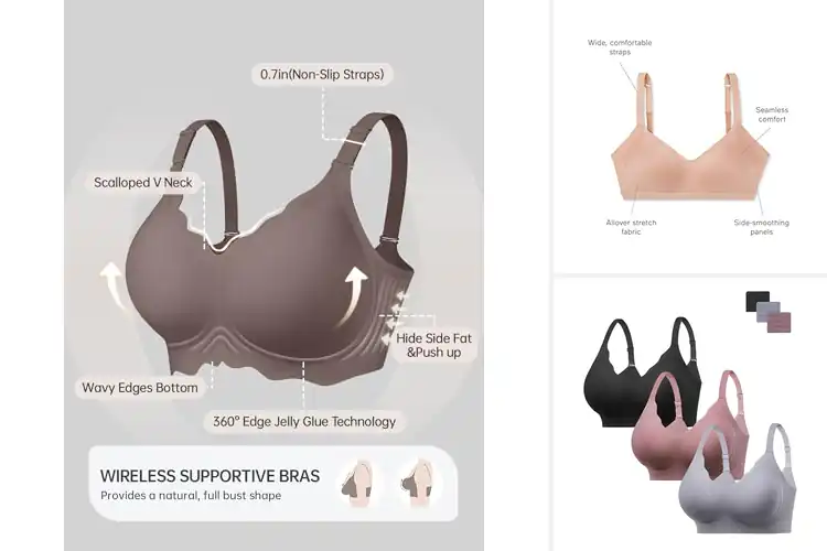 Detailed view of Best No‑Bulge Bras: Feel Confident & Comfortable Inside Out