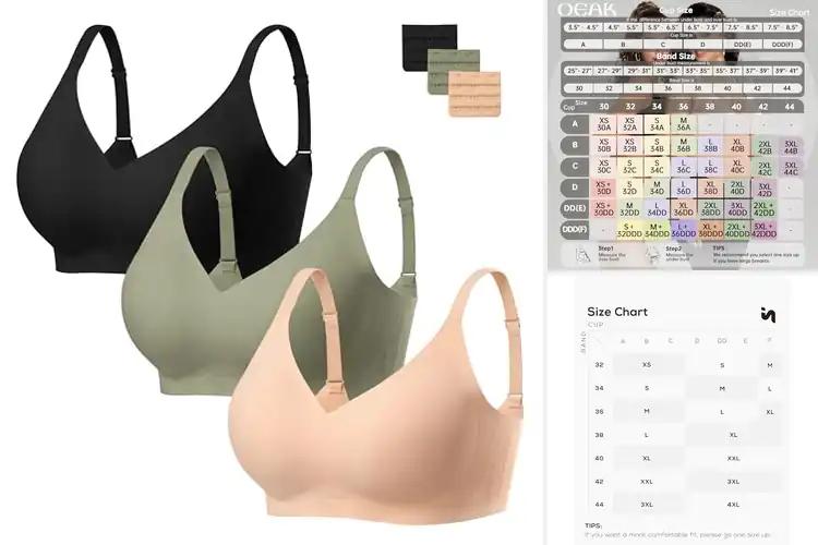 Detailed view of Best No Underwire Bras For Comfort