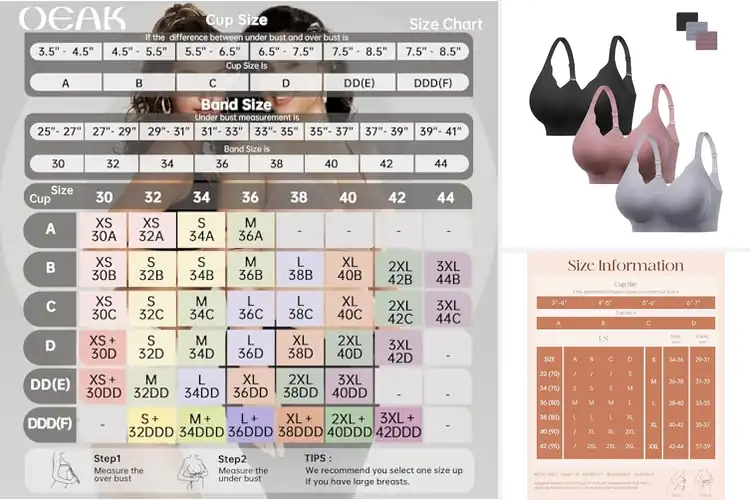 Detailed view of Best No-Wire Support Bras: Comfort & Lift