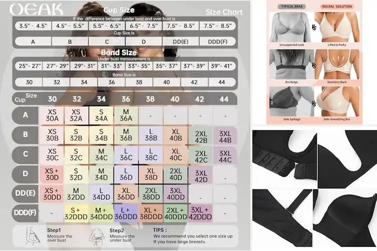 Detailed view of Best Plunge Seamless Bras