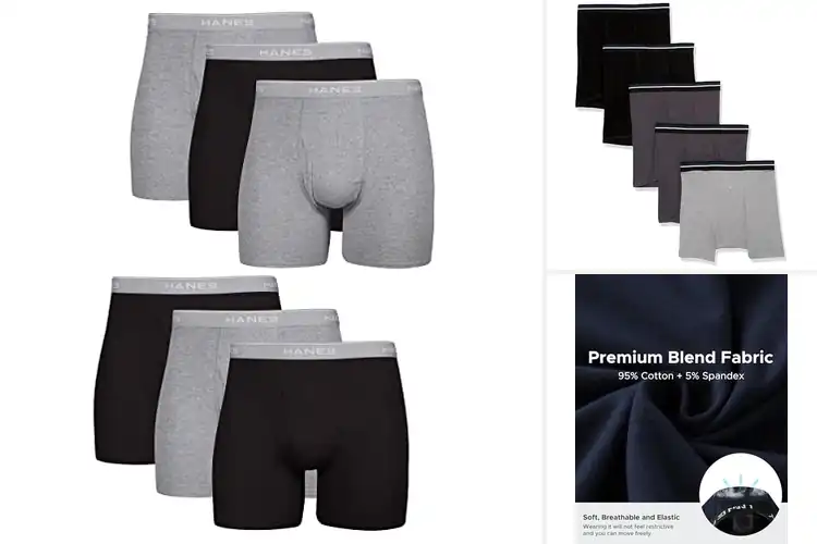 Detailed view of Best Plus Size Boxer Briefs