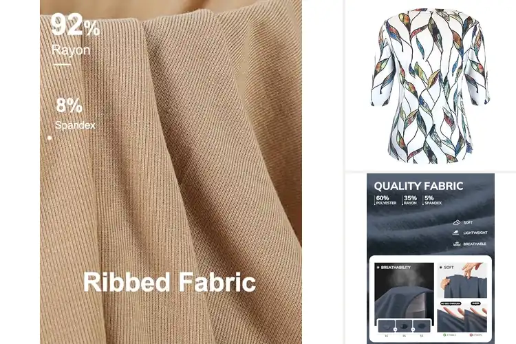 Detailed view of Best Rayon Spandex Tops