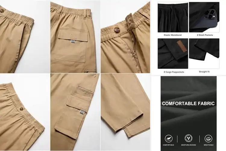 Detailed view of Best Relaxed Fit Cargo Pants