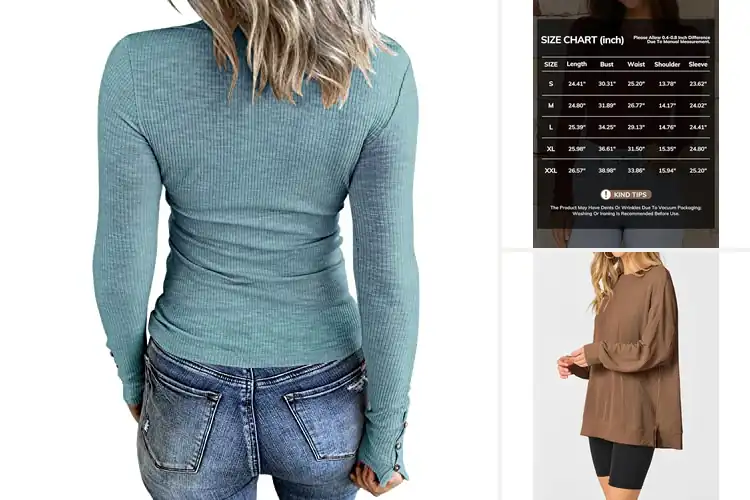 Detailed view of Best Ribbed Knit Shirts