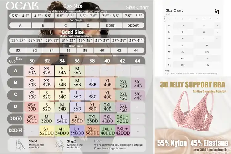 Detailed view of Best Seamless Deep V Bras