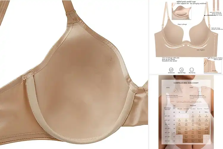 Detailed view of Best Seamless U Shaped Back Bras: Ultimate Comfort & Style