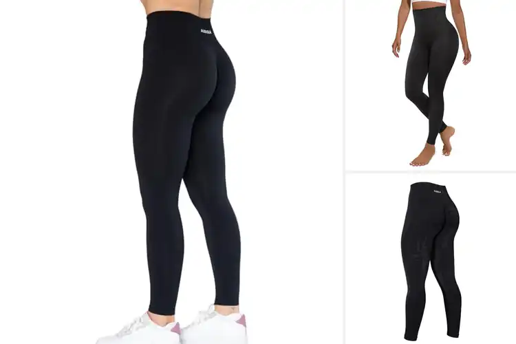 Detailed view of Best Seamless Waistband Leggings