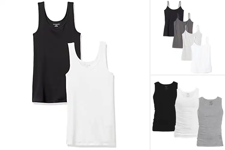 Detailed view of Best Slim Fit Tank Tops