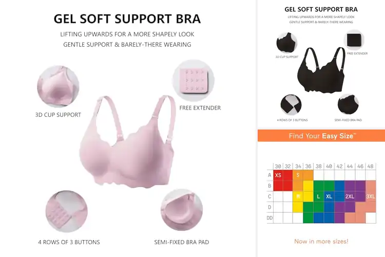 Detailed view of Best Soft Comfort Bras: Ultimate All-Day Support & Fit