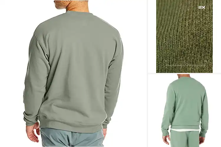 Detailed view of Best Stonewashed Green Sweatshirts: Cozy Style You’ll Love