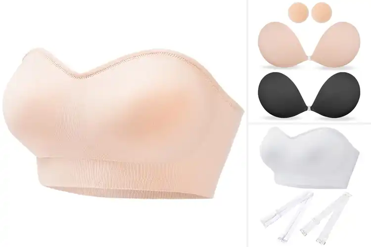 Detailed view of Best Strapless Friendly Seamless Bras For Outfits