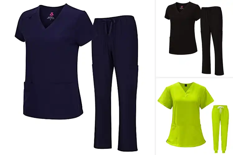 Detailed view of Best Stretch Scrub Sets for All‑Day Comfort & Style