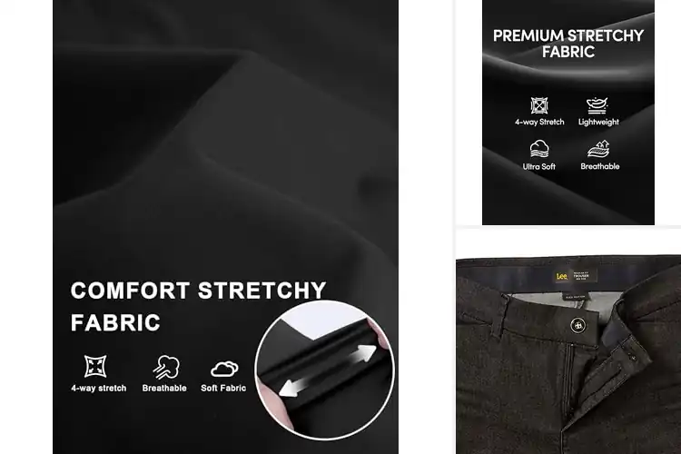 Detailed view of Best Stretchy Dress Pants
