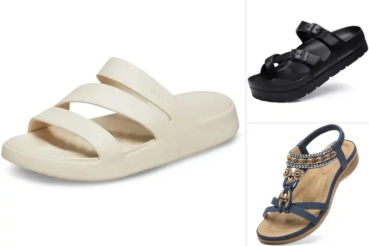 Detailed view of Best Summer Beach Sandals